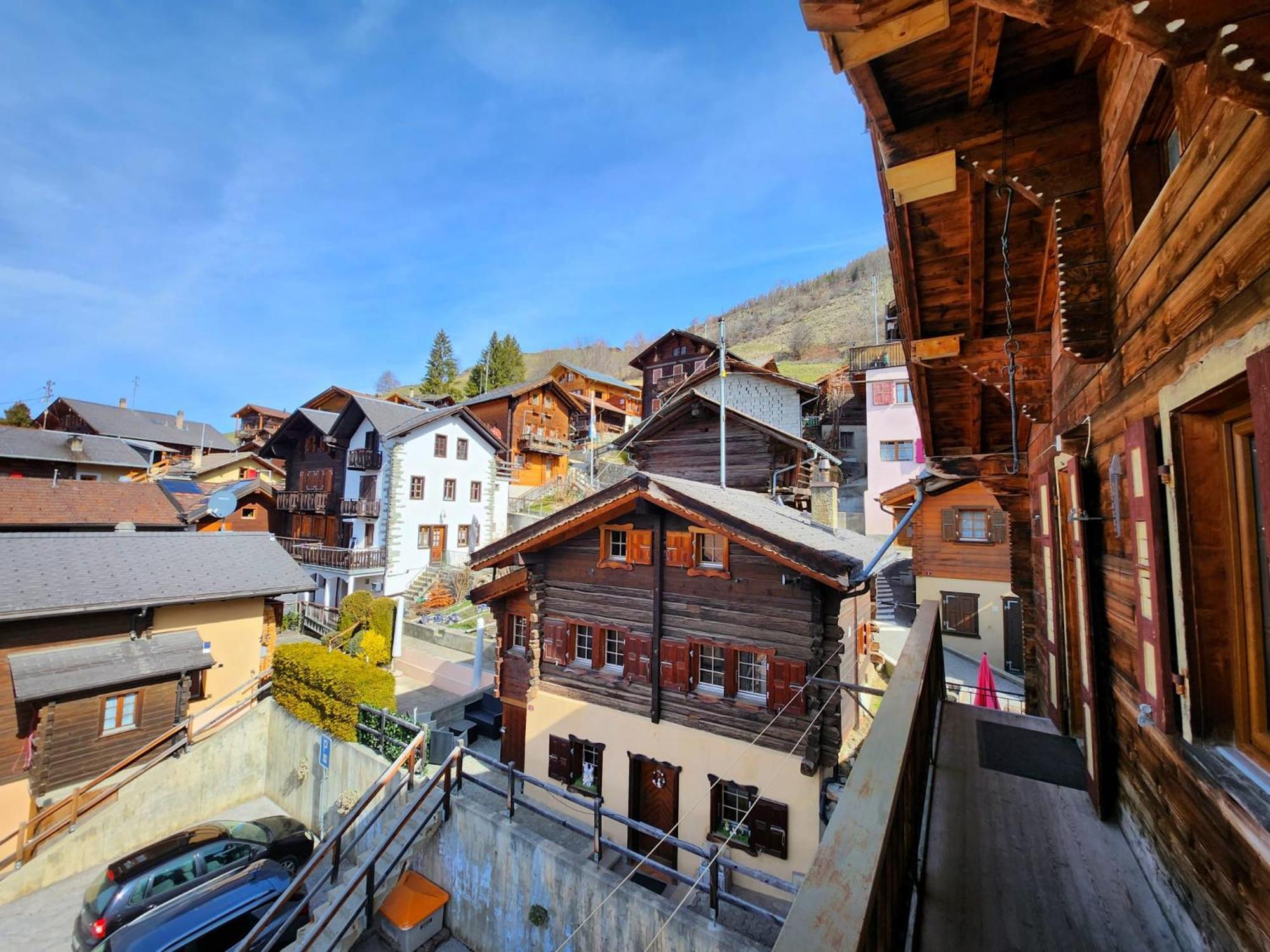 Appartement "Le Ver Luisant" A Saint-Martin, Val D'Herens, Valais Exterior photo